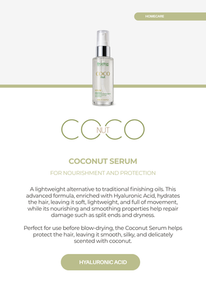 Coconut Serum Finishing and Thermal Protection Serum