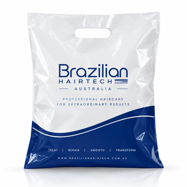 Brazilian Hairtech Australia branded salon bag for professional salon retail and client homecare products