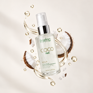 Brazilian Hairtech Coconut Oil Hair Serum 60ml for frizz control, shine and hydration in Australia
