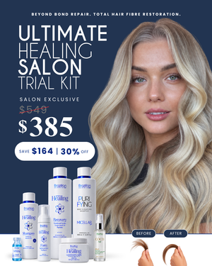 Brazilian Hairtech Ultimate Healing Salon Trial Kit professional hair repair and recovery system