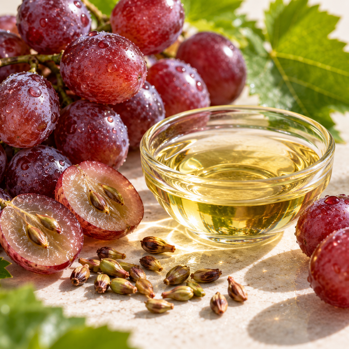 Grape seed oil key active in Brazilian Hairtech Ultimate Healing Recovery to nourish, condition and restore dry, damaged hair